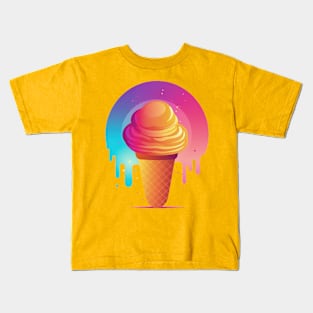 Ice cream rainbow Kids T-Shirt